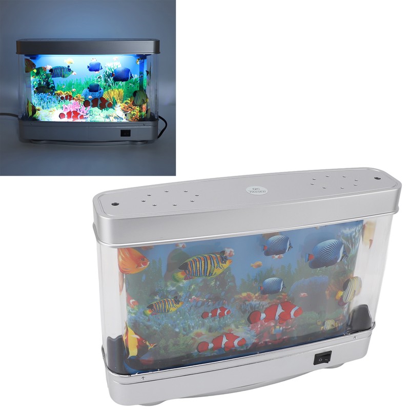 Artificial Aquarium Lamp LED Light Compact Fake Fish Tank Aquarium