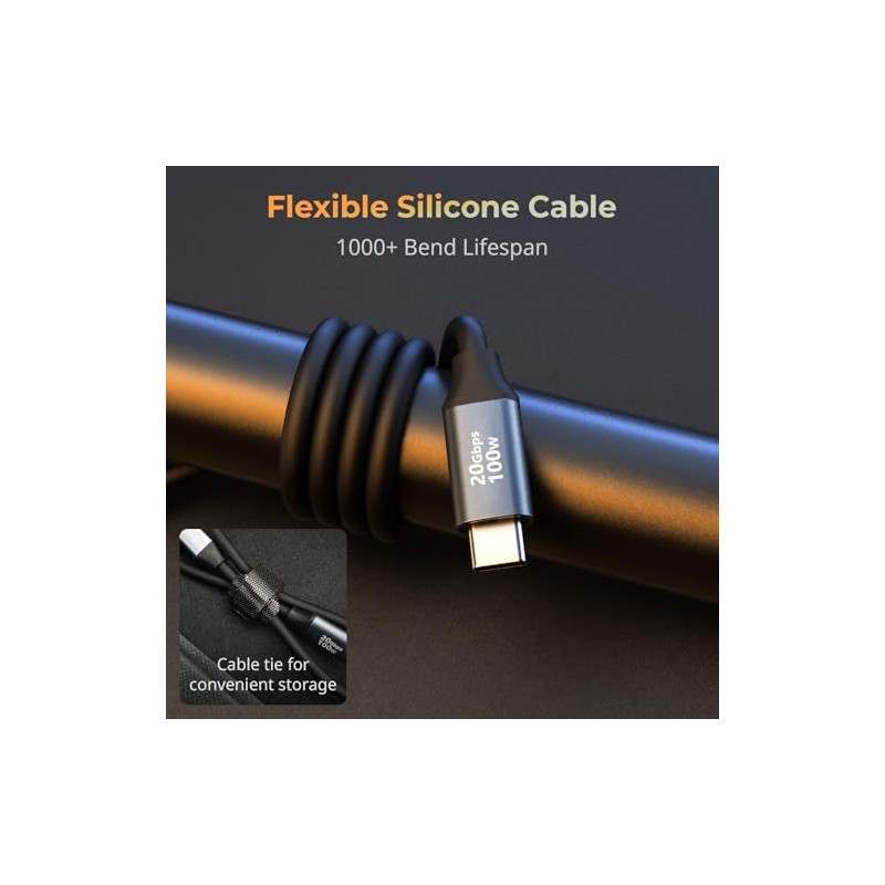 SMALLRIG Cable de datos USB C a USB C 1.97