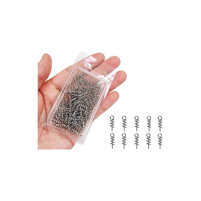 150Pcs/Box Fishing Crank Hook Centering Pin Fishing Baits Lure Rigs