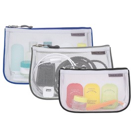 Travelon Set of 3 Assorted Piped Pouches