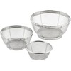 Yoshikawa Colander, 3-piece (5.9, 7.5, 9.8 inches (15, 19, 25