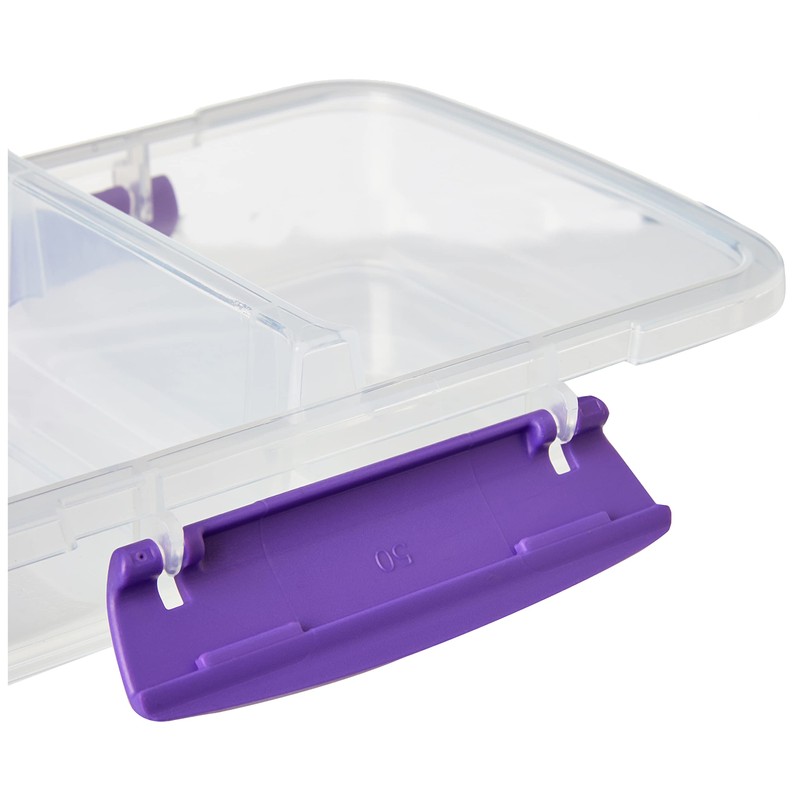 Sistema 61517 KLIP IT Accents Split Food Storage Container, 350