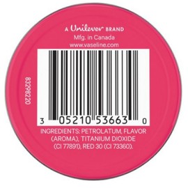 Vaseline Lip Therapy Lip Balm, Rosy Lips 0.6 oz (Pack of 5)