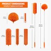 Hohoky 7-Piece Cobweb Duster Kit with Telescoping Pole