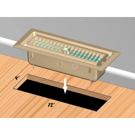 CAD Precision Inc IN-vent Humidifiers (4x12, Beige)