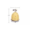Candle by the Hour 120-Hour Beehive Candle, Eco-friendly Natural Beeswax