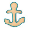Staedter Anchor Cookie Cutter, Silver, 5.5 cm