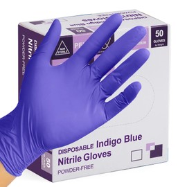 PElPU Nitrile Gloves,Disposable cleaning,(Small, 50-Count) Powder Free, Latex Free,Ultra-Strong,Food Handling Use, Single Use, Non-SterileProtective Gloves