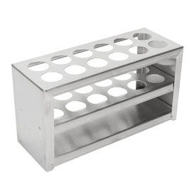 Sorandy 3-Tier Stainless Steel Test Tube Holder for Laboratory School, Test Tube Stand with 12 Holes, Sturdy Structure, Laboratory Test Tube Stand, 0.75 Inch Diameter, for SORANDYB59ZYS61CG