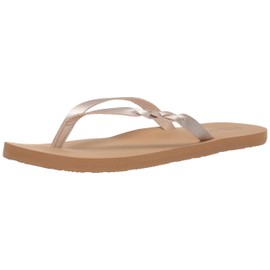 FLOJOS Women's Serenity Flip-Flop, Champagne, 9