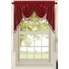 All American Collection New Attached Solid Faux Silk Double Waterfall
