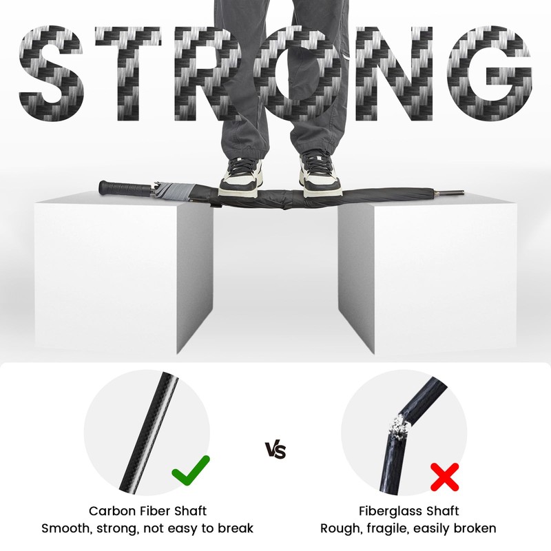 G4Free Strongest Golf Umbrella with Full Carbon Fiber, Well-constructed &