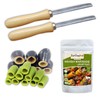 2 Pcs Corer Zucchini Squash Vegetable Stainless Kosa Excavator And