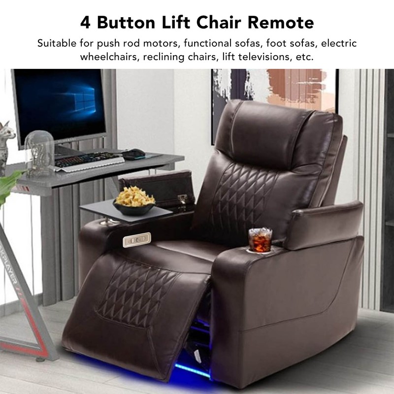 4 Button Lift Chair Remote Hand Control Electric Sofa Recliner