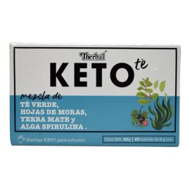 Te Keto Para Dieta Cetogénica Con Alga Espirulina Baja Peso                                                                                           