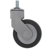4in Caster TPR Silent Wheel with M12 Thread Stem Furniture