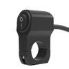 Baceyong Headlight Kill Switch, Motorcycle Ignition Switch Black ABS Headlight