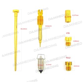 Deluxe carburetor Rebuild kit fit for 78-79 CX500C CX500 Air Cut Off Valve Set