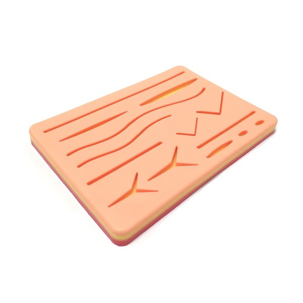 Almohadilla de Práctica de Sutura de Silicona Modelo de Piel