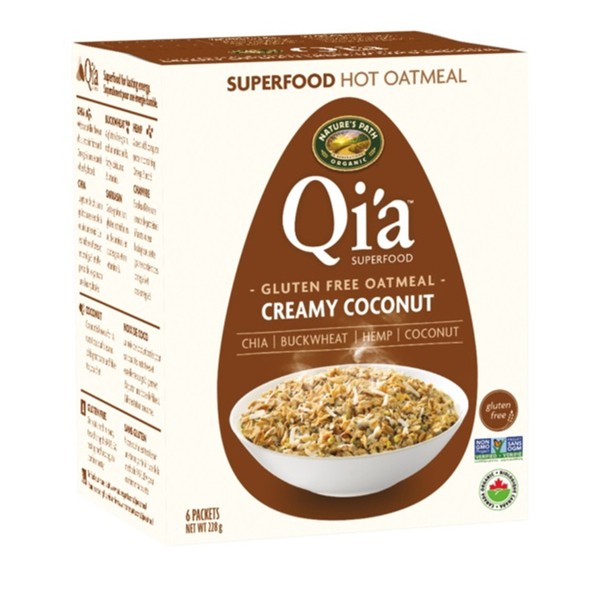 Nature's Path Qi'a Gluten Free Oatmeal Creamy Coconut 228g