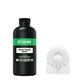 eSUN 405nm LCD 3D Printer Rapid Resin UV Curing Resin ABS-Like Rapid Resin Hard Tough Resin High Impact High Tough Photopolymer Resin for Photon UV Curing LCD 3D Printer, Plastic Bottle, 500g White