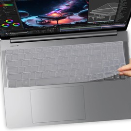 Keyboard Cover for 2025 2024 Lenovo Yoga Pro 9 16IAH10 16IMH9, 2025 2024 Yoga Pro 9i 16IAH10 16IMH9 (NOT FIT 16IRP8) US Protective Keyboard Skin-Clear