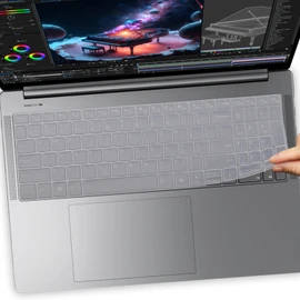 Keyboard Cover for 2025 2024 Lenovo Yoga Pro 9 16IAH10 16IMH9, 2025 2024 Yoga Pro 9i 16IAH10 16IMH9 (NOT FIT 16IRP8) US Protective Keyboard Skin-Clear