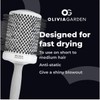 Olivia Garden - Expert Blowout Shine Hairbrush - White and