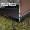 SAN HIMA Portable Shower Pan 41"x41" - Foldable Camping Shower