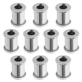 LT Easiyl Pack of 10 Bicycle Chainring Bolts Bicycle Crankset Screw Chainring Screws Crank Mounting Screw for Mountain Bike Road Bike Folding Bike Triple Disc