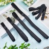 GORGECRAFT 8Pcs 4 Sizes Sectional Couch Straps Connectors Black Nylon