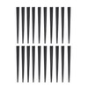 Strix Design NH-08 Pentagonal Resin Chopsticks Black 8.3 inches (21