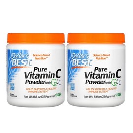Doctors Best 닥터스 베스트 Q-C 함유 퓨어 순수 비타민C 파우더 분말 250g X 2통 Dr. Best Q-C Containing Pure Pure Vitamin C Powder 250g X 2 Bottles