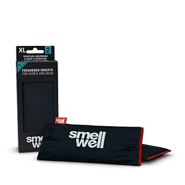 SmellWell Odour Eliminating Air Purifying Bags (2 Pack | 250g) Activated Bamboo Charcoal Air Freshener for use from Gym to Car to Home (Black Stone, XL)