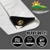 20'X24' 12 mil White Tarp Extra Heavy Duty 3 Ply