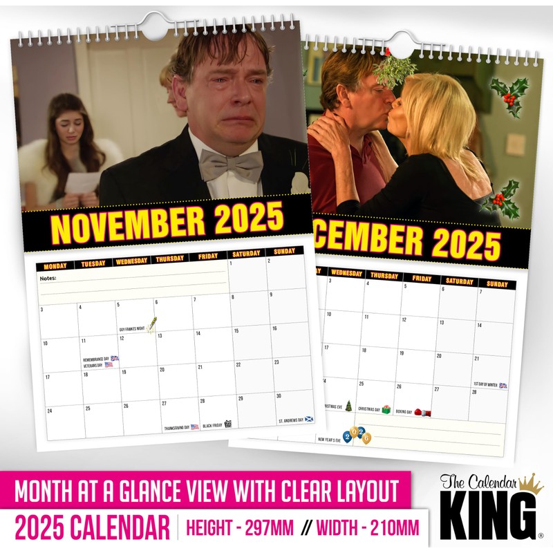 The Calendar King // Ian Beale - 2025 Wall Calendar