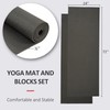 Fitvids All Purpose 1/4-Inch High Density Anti-Tear Exercise Yoga Mat