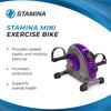 Stamina Mini Exercise Bike with Smooth Pedal System - Portable