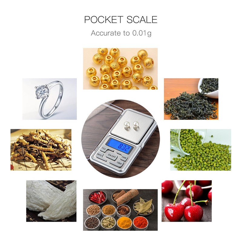 Digital Scale, 0.01 - 7.1 oz (0.01 - 200 g),