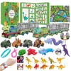 Dinosaur Calendar Plastic Green Safe Christmas Dinosaur Calendar for Toy