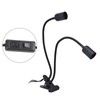 Table Lamp Holder E27/E26 Black Double Headed 360 Degree Adjustable