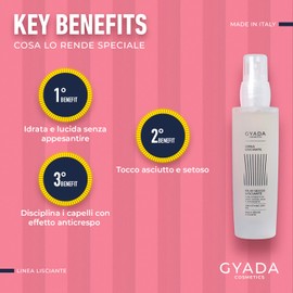 GYADA COSMETICS, Glättendes Trockenöl, ultraleicht, trocken und seidig, nicht fettend, feuchtigkeitsspendend, Disziplin, 50 ml