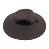 Sun Hat Nylon Dark Gray UV Protection Breathable Adjustable Wide
