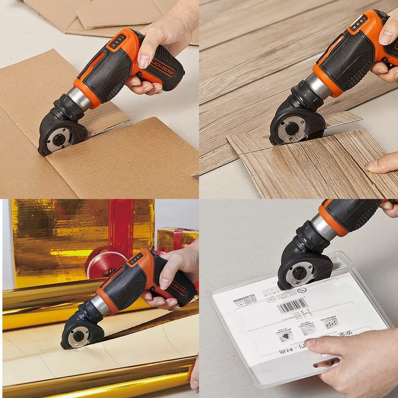 Black and Decker CS3653LC Cordless Screwdriver Multi-Purpose DIY Electric Tool,