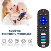 ERSIHUA 2Pcs Silicone Teething Toys, TV Remote Control Shape Teethers