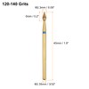 sourcing map 7pcs 120-140 Grits Diamond Grinding Bit 2.3mm Bullet-Head