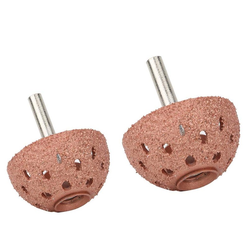 2Pcs Tungsten Buffing Wheels, Bowl Type Grinding Head Tungsten Steel