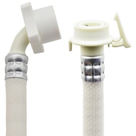 Gaona GA-LC002 Yatamon Curtiss Automatic Washing Machine Water Supply Hose 3.2 ft (1.0 m) No Screw Closure Joint (One-touch Connection, Shedding Prevention, Easy Installation)