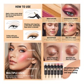 Prebase Para Sombras De Ojos: Base De Ojos Multiuso, Crema B