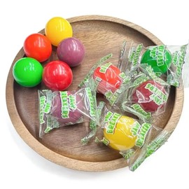 NY Spice Shop Assorted Fruit Flavored Jawbreakers - 1 Pound Crunchy Jawbreakers Rock Hard Long Lasting Candy Bulk - Individual Wrapped Colorful Candy Balls for Parties, Snacks Time and More
